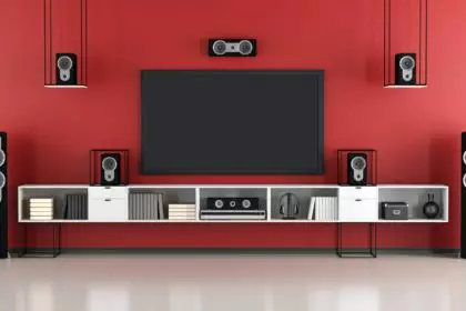 Red home cinema system